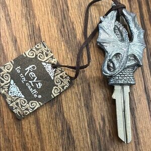 Dragon Key with Tag